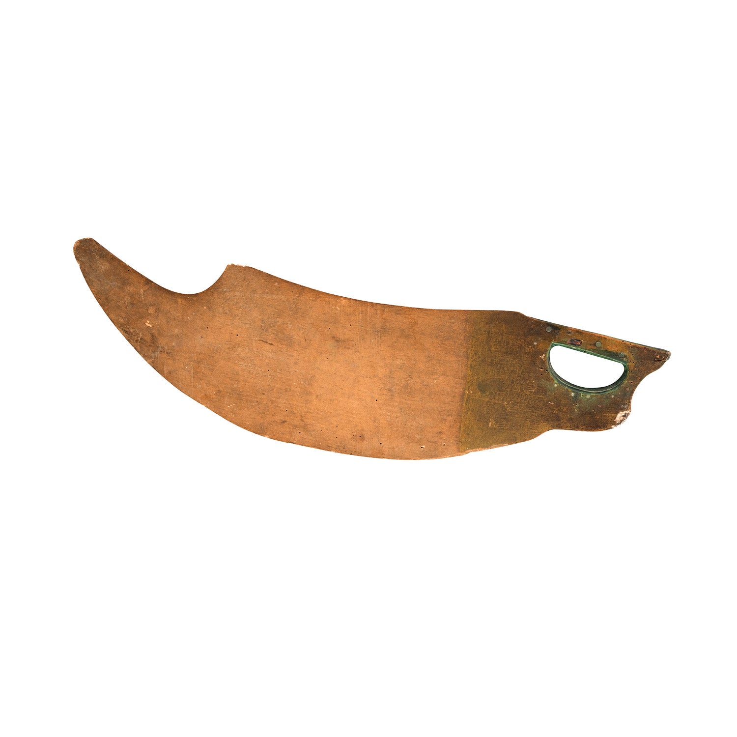 Norwegian Painted Scutching Knife, 19th C Eleish Van Breems Home