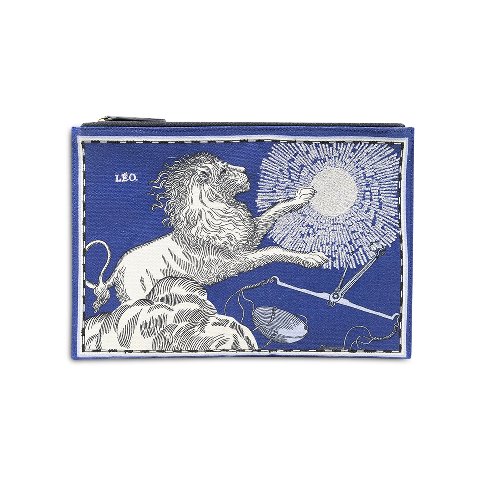Embroidered Pouch, Astro Leo #6 Eleish Van Breems Home