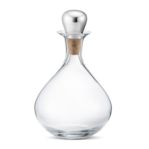 Georg Jensen Sky Liquor Decanter with Cork Stopper