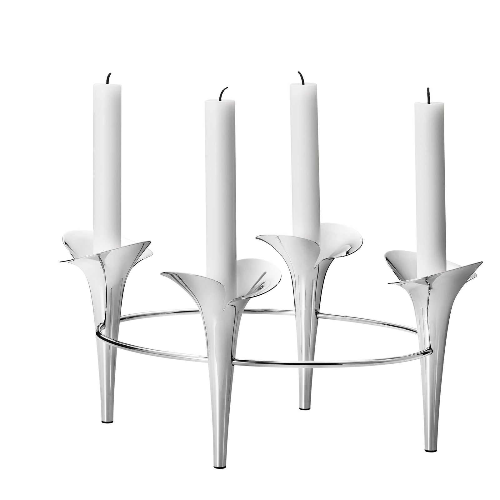 Georg Jensen Bloom Taper Candle Holder Eleish Van Breems Home