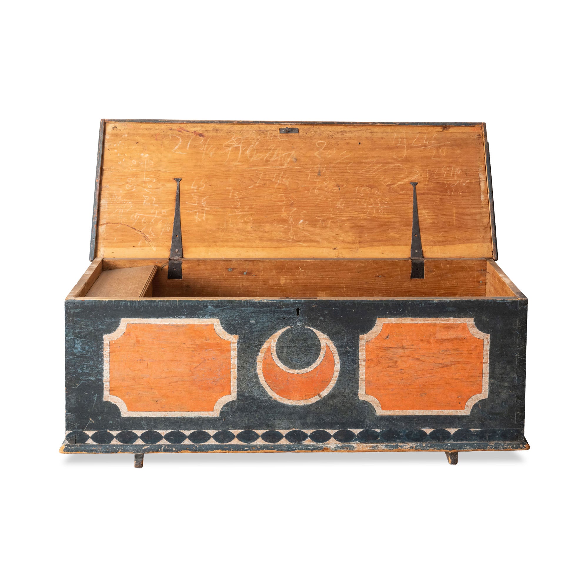 Scandinavian Painted Trunk, 19th Century Eleish Van Breems Home