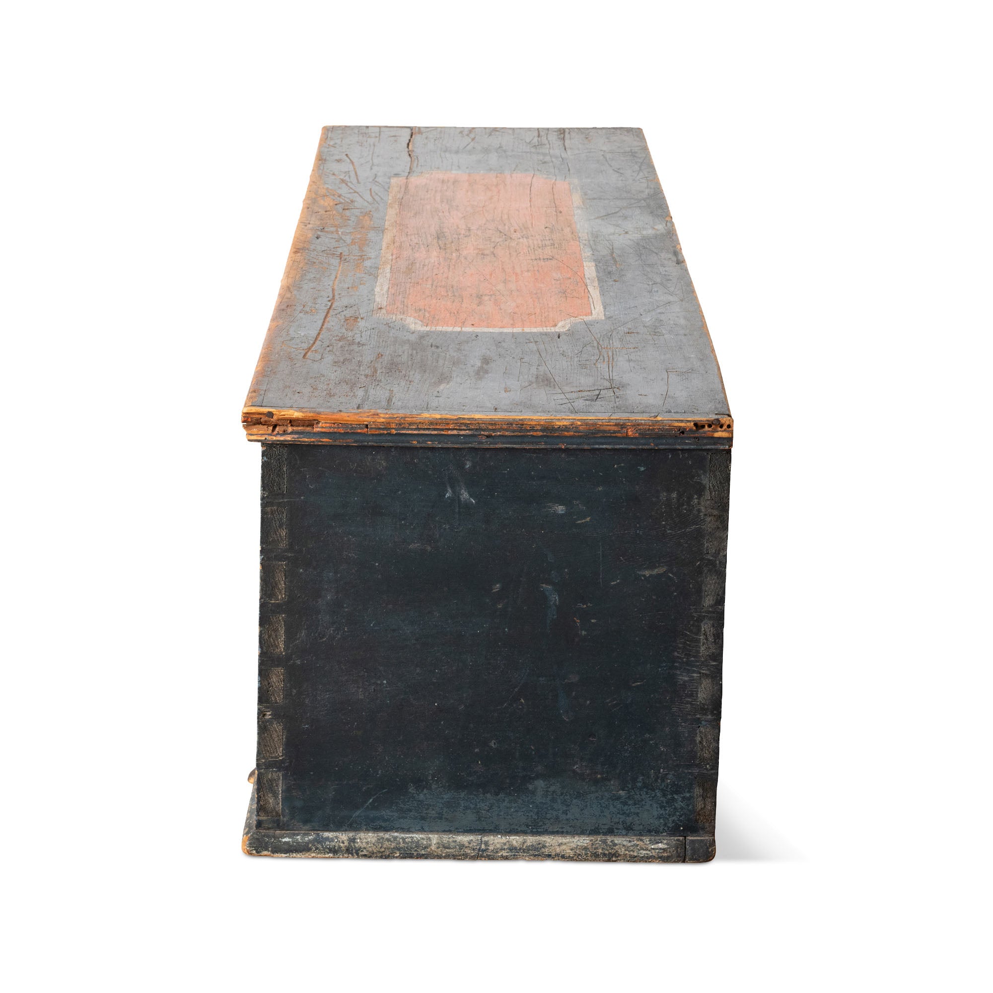 Scandinavian Painted Trunk, 19th Century Eleish Van Breems Home