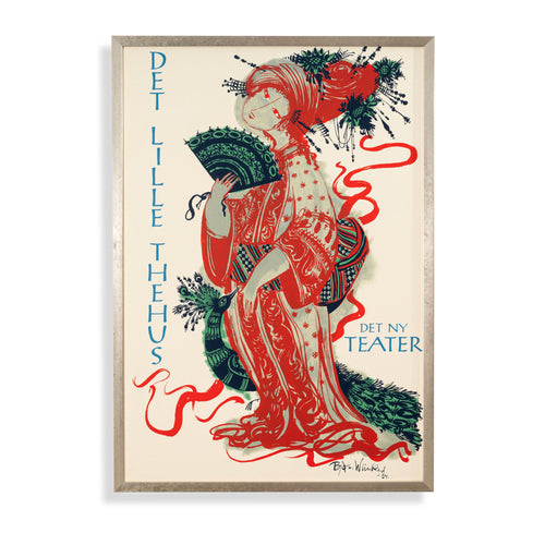 Det Lille Thehus Poster By Bjorn Wiinblad