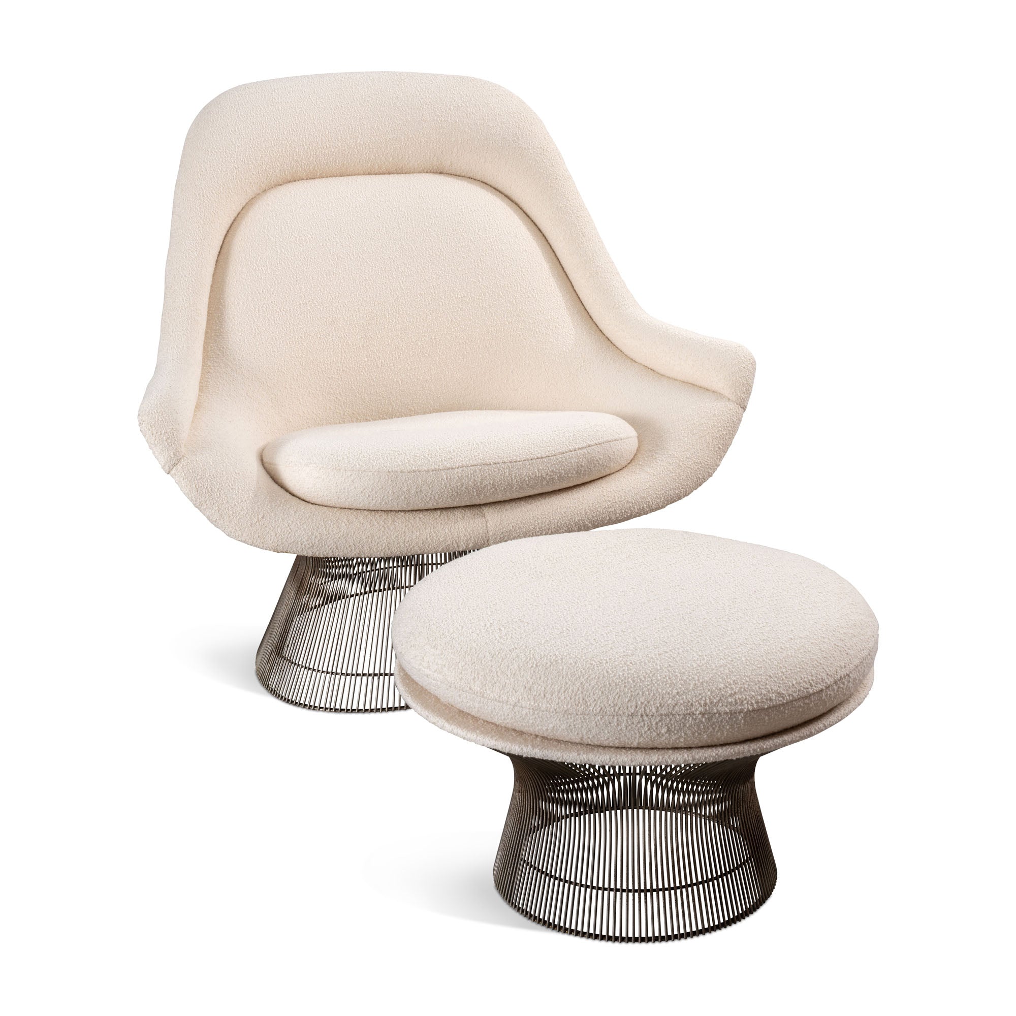Warren Platner Chair and Ottoman Eleish Van Breems Home