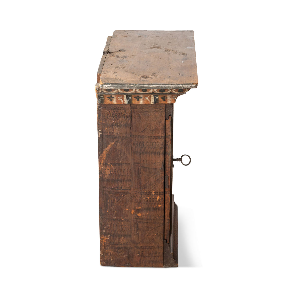 Swedish Dalarna Painted Hanging Cupboard, early 19th c Eleish Van Breems Home