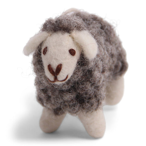 Felted Wool Mini Sheep Ornament