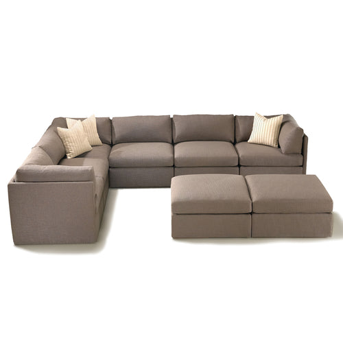 Thayer Coggin Design Classic Sectional, Armless Chair