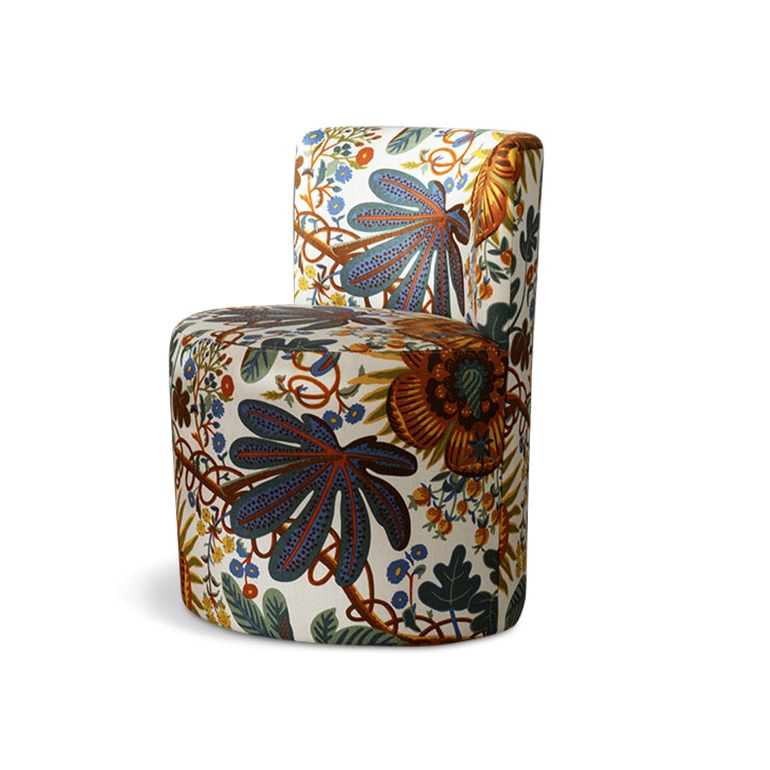 Bali Swivel Chair in Svenskt Tenn Aralia Eleish Van Breems Home