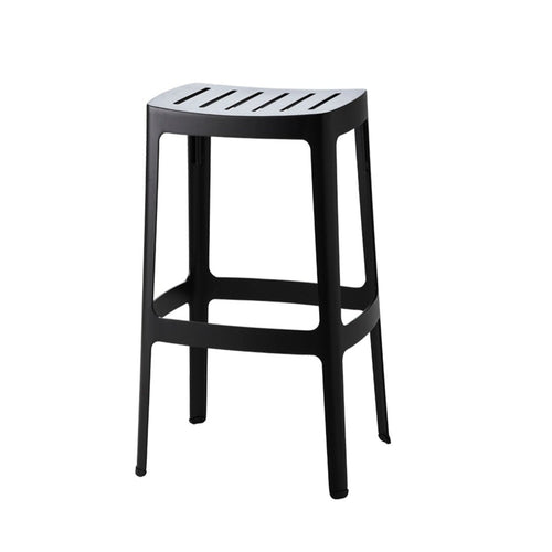 Cut Bar Stool Color Black With Cushion