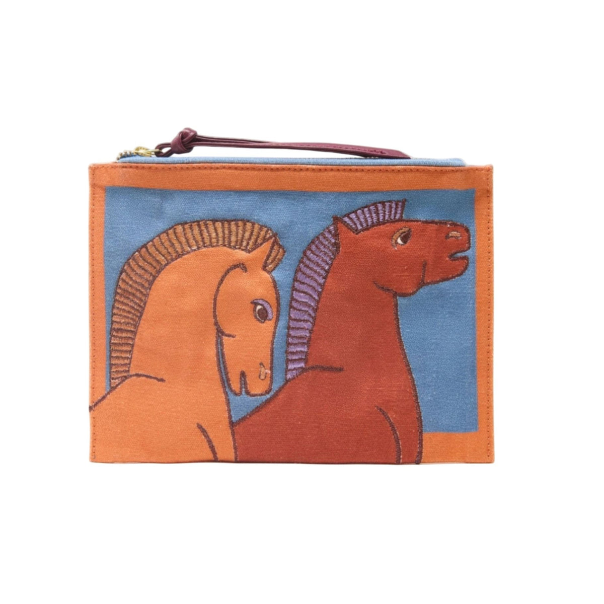 Embroidered Pouch, Medium Eleish Van Breems Home