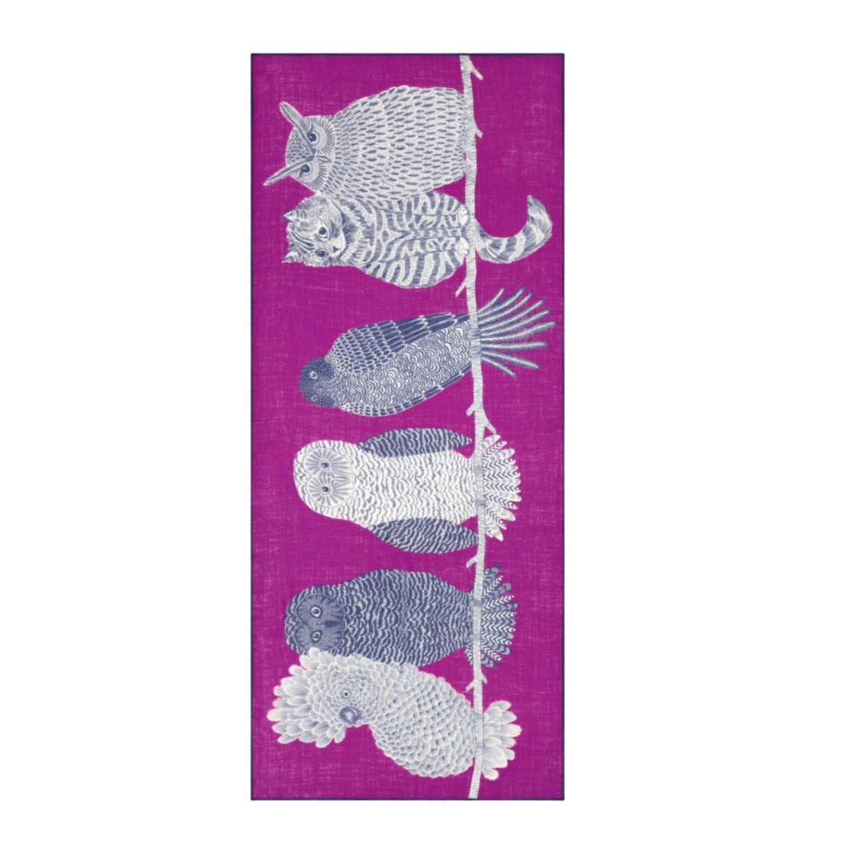 Chouette Scarf, Purple Eleish Van Breems Home