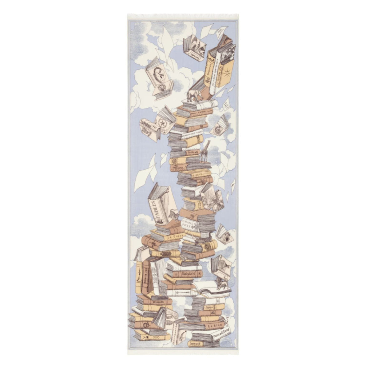 Editions Scarf, Grey &amp; Gold Eleish Van Breems Home