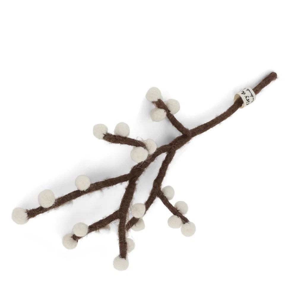 Mini Branch With White Berries Eleish Van Breems Home