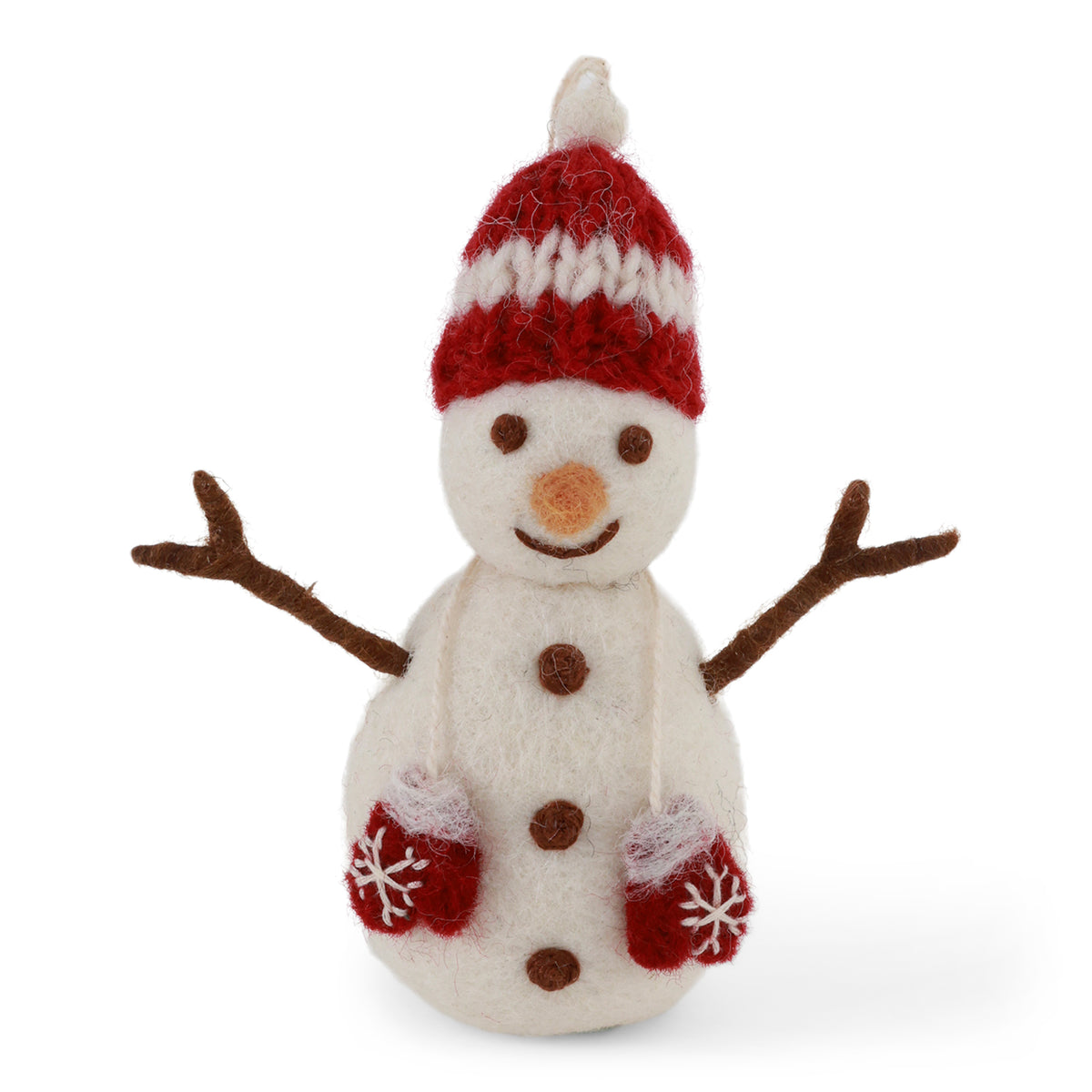 Snowman w/Red Hat &amp; Mittens Eleish Van Breems Home