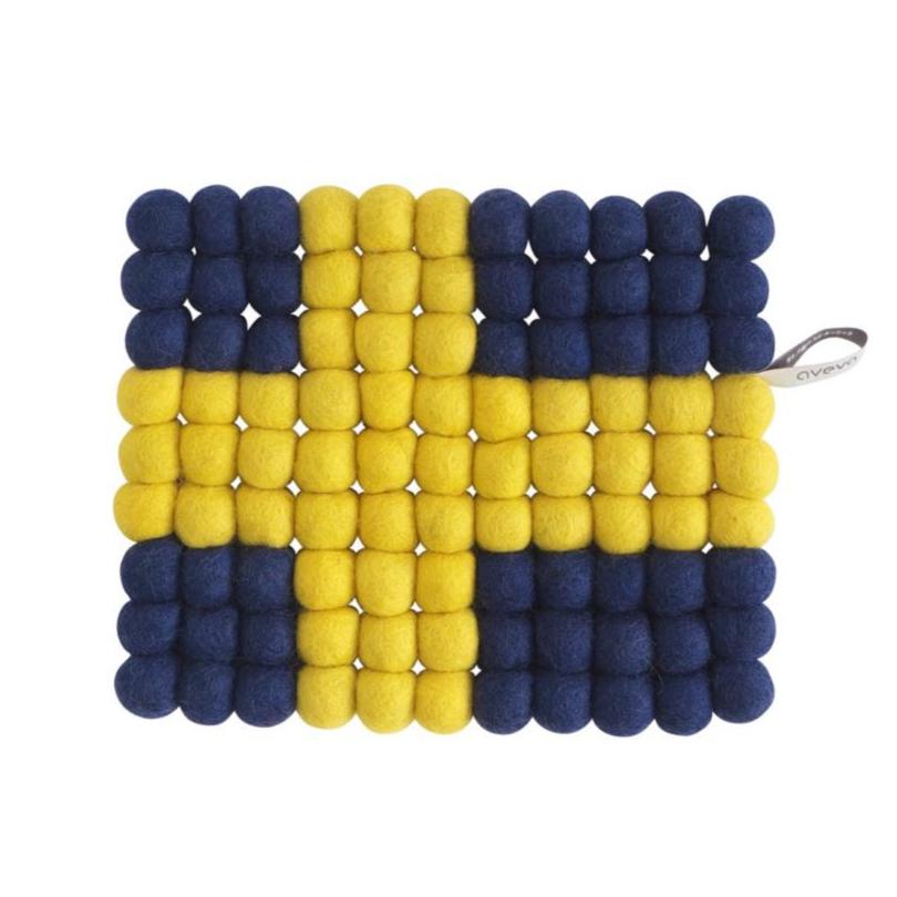 Wool Rectangular Flag Trivet Eleish Van Breems Home