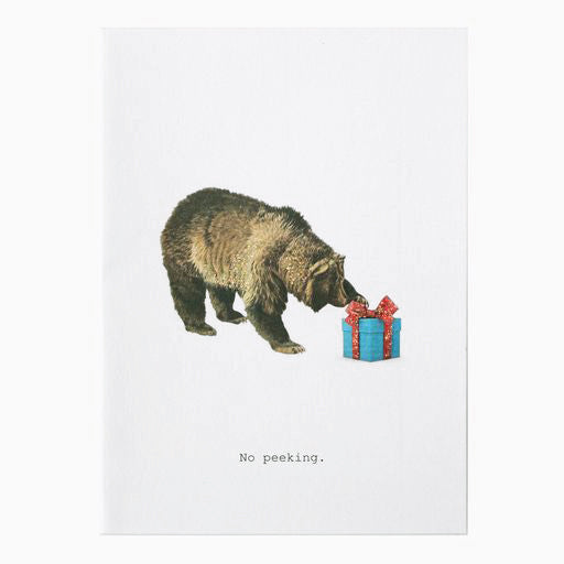 No Peeking Greeting Card Eleish Van Breems Home