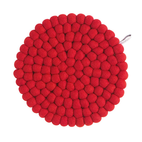 Round Wool Trivet Large