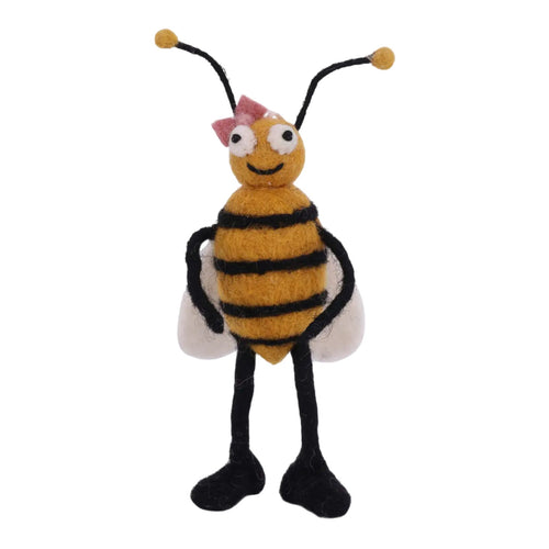 Small Girl Bee Ornament
