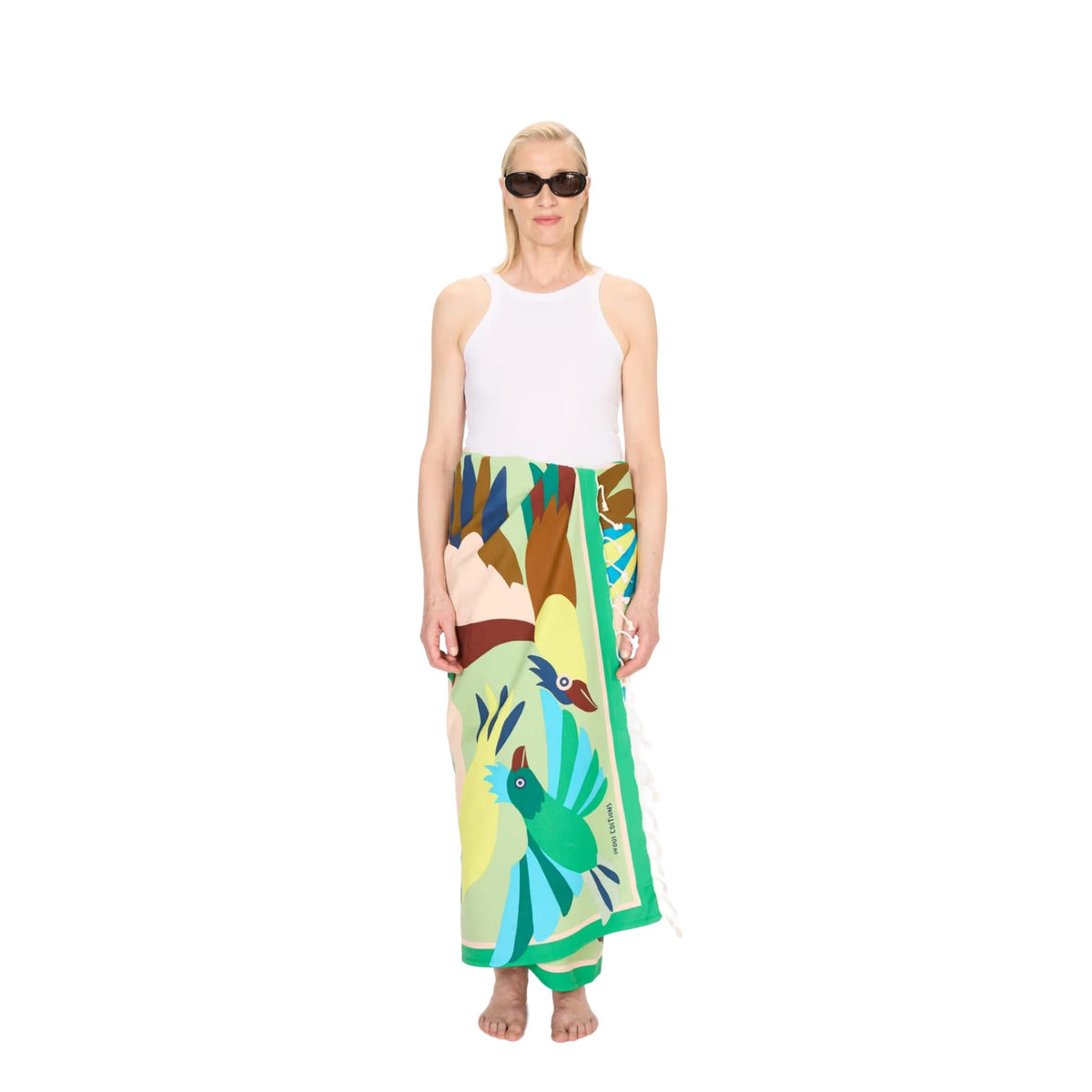 Fouta Towel, Voyage Aqua Eleish Van Breems Home