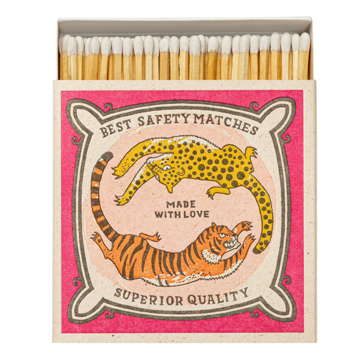 Chasing Big Cats Square Safety Matches Eleish Van Breems Home