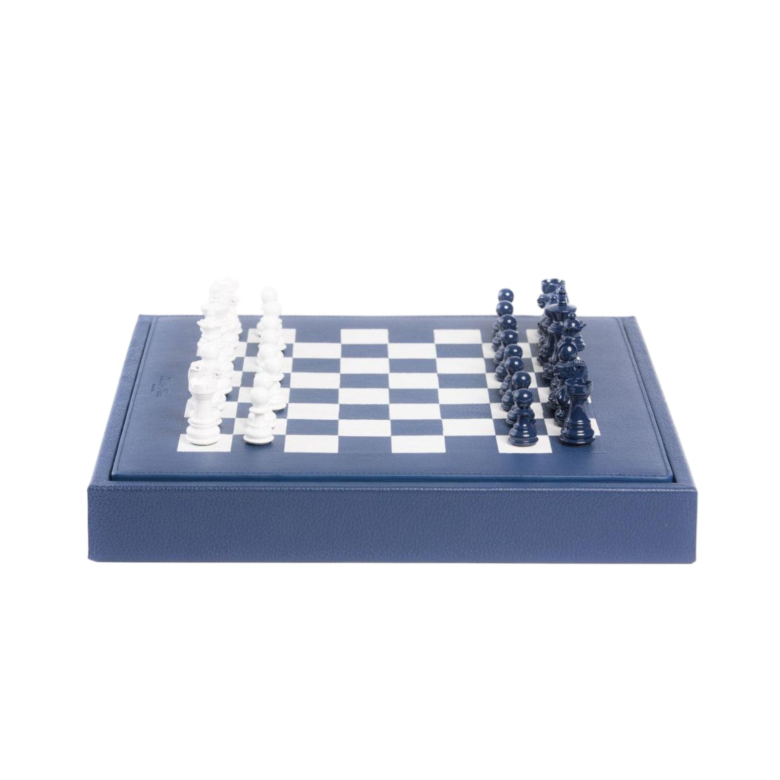 Leather Chess Set Eleish Van Breems Home