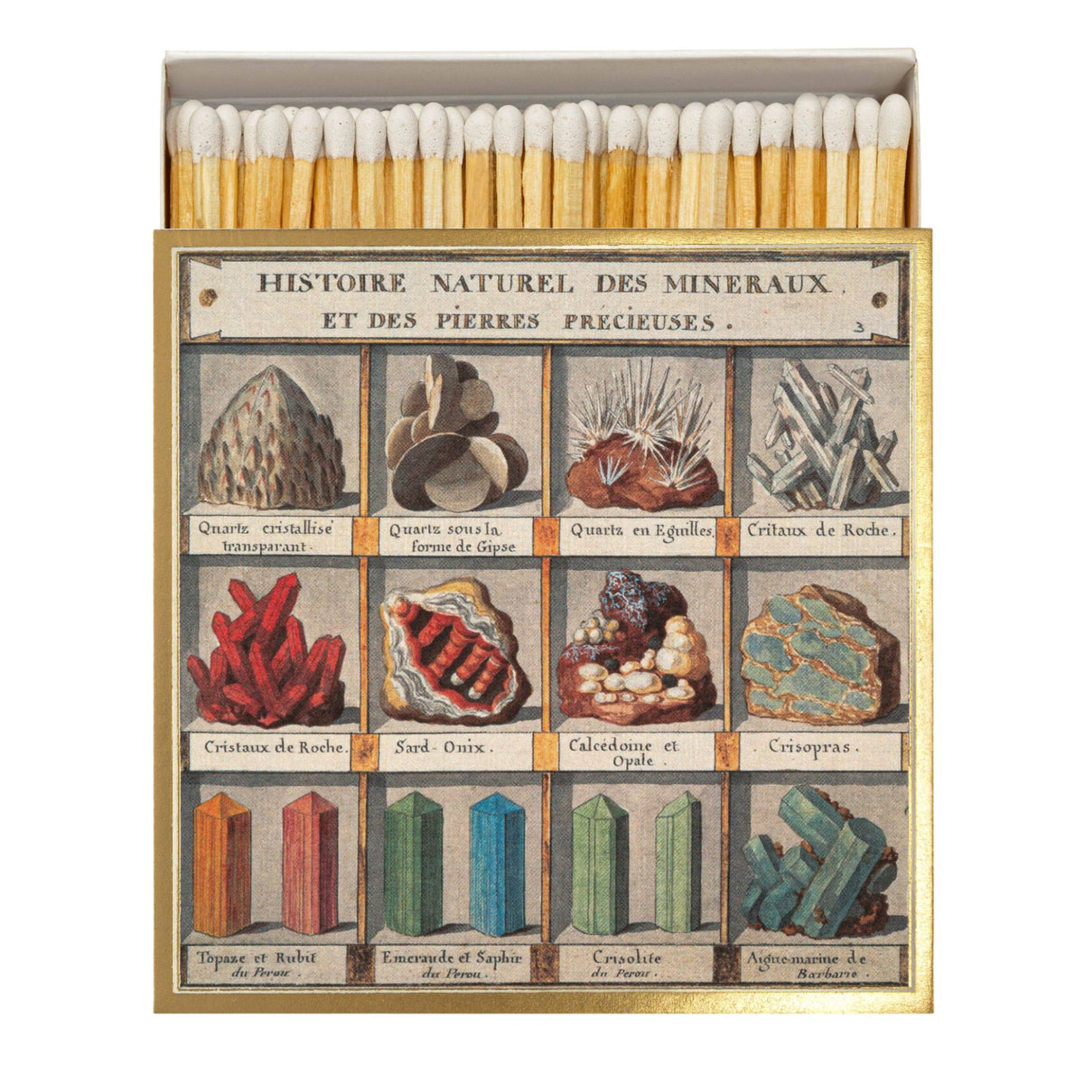 Natural History Museum Minerals Square Safety Matches Eleish Van Breems Home