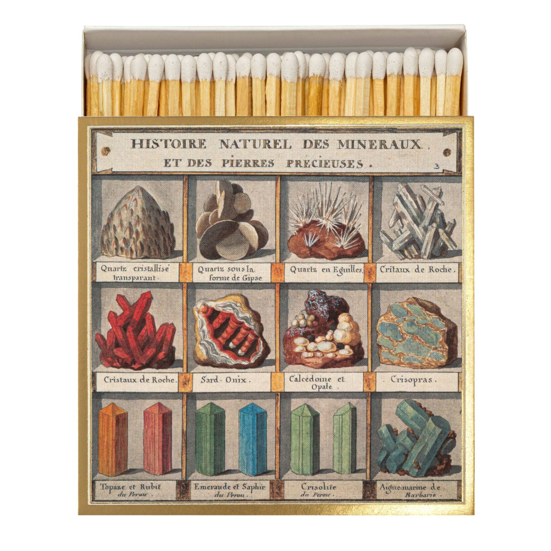 Natural History Museum Minerals Square Safety Matches Eleish Van Breems Home