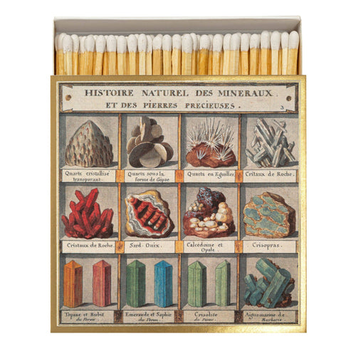 Natural History Museum Minerals Square Safety Matches