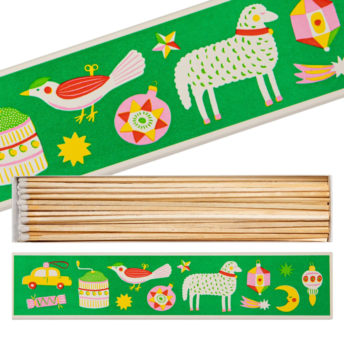 Ornaments | Long - Christmas Safety Matches 🎄 Eleish Van Breems Home