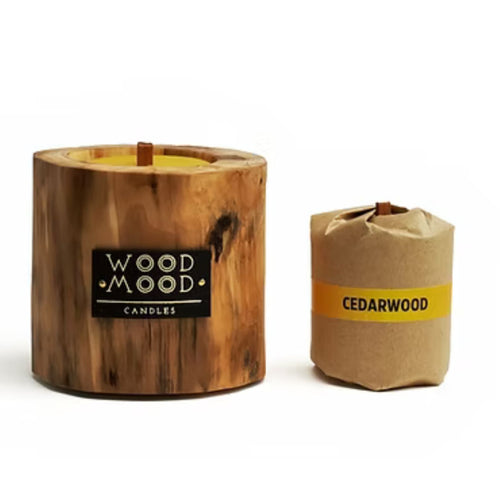 Scented Candle Compact & Refill, Cedarwood