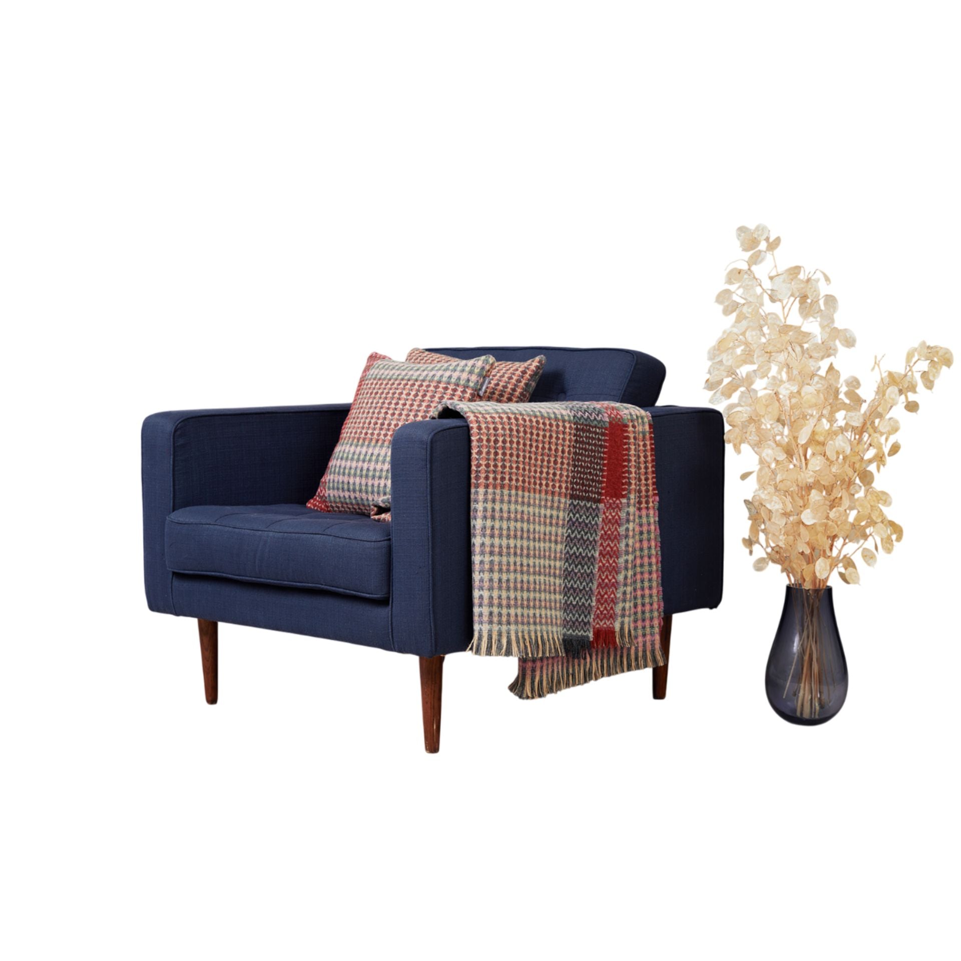 Wallace Sewell Bryce Throw Shetland Ripple Throw Eleish Van Breems Home