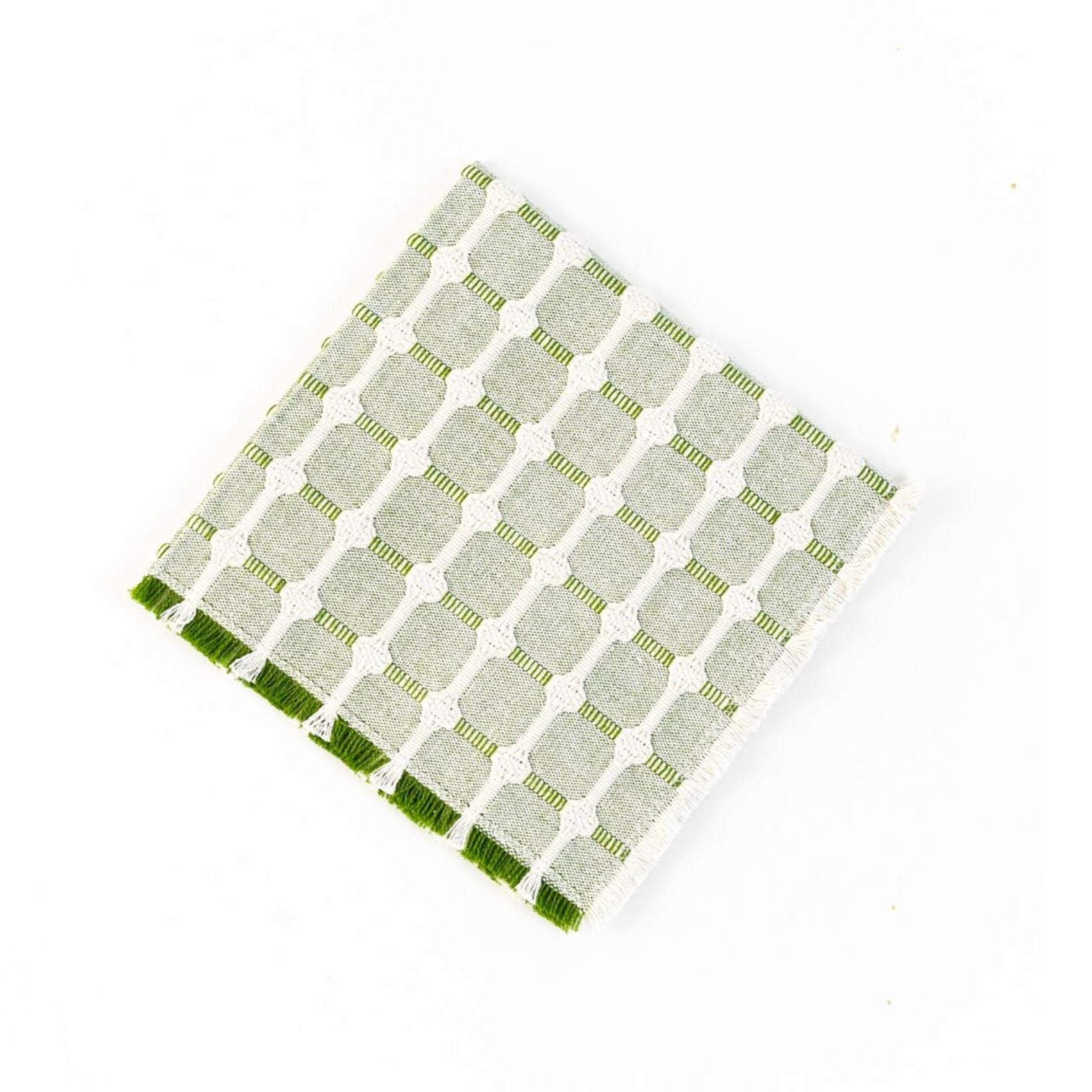 Hopsack Napkin Set of 4, Leaf Eleish Van Breems Home