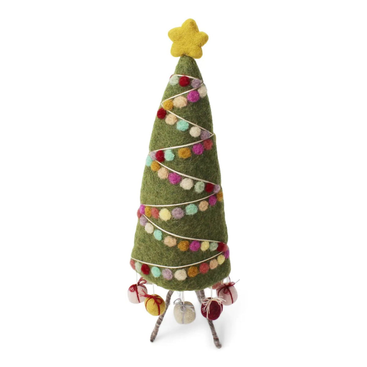 Big Christmas Tree With Garland Eleish Van Breems Home