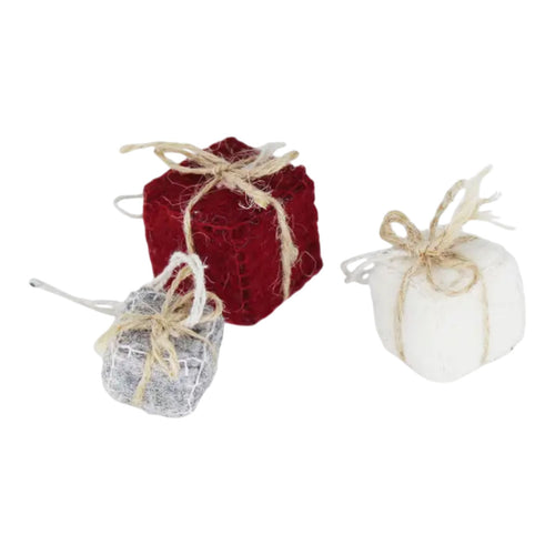 Classic Presents Ornaments, Set of 3