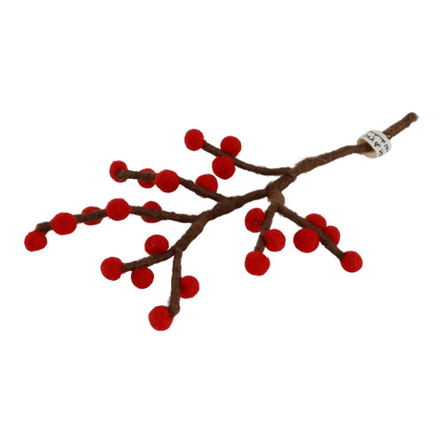 Mini Branch With Bright Red Berries