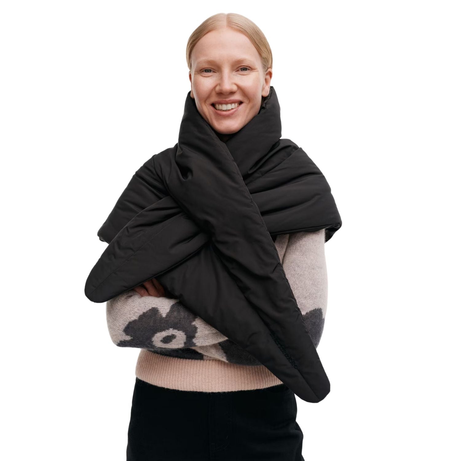 Marimekko Pillow Triangle Scarf In Solid - Eleish Van Breems Marimekko Pillow Triangle Scarf In Solid - Eleish Van Breems