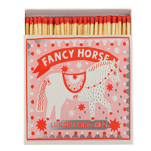 Fancy Horse Square Safety Matches