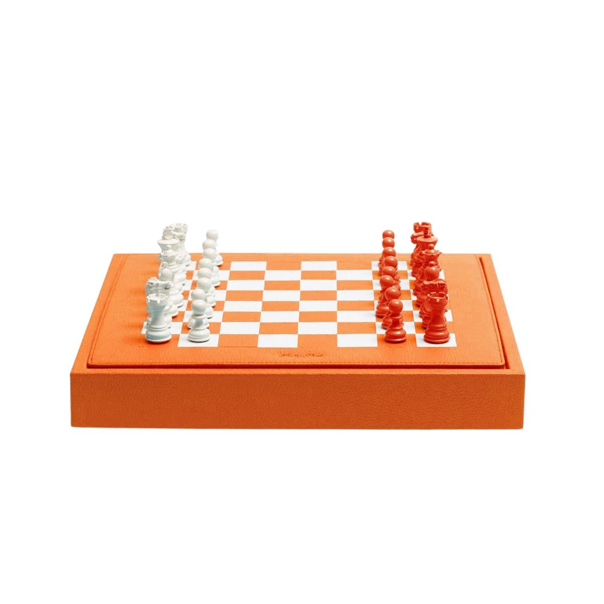 Leather Chess Set Eleish Van Breems Home