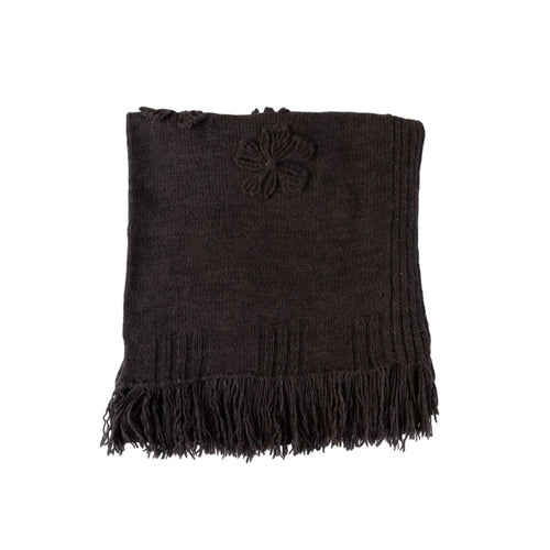 Botanica Throw, Charcoal