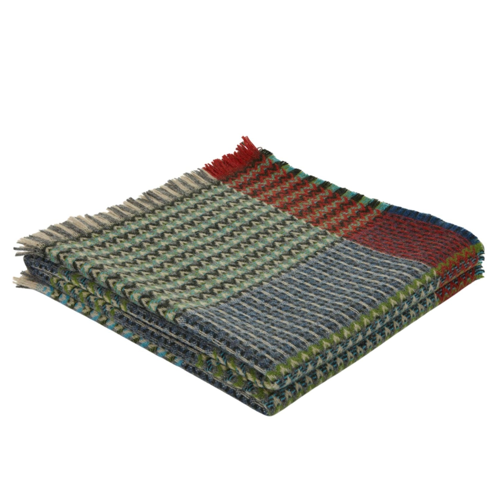 Wallace Sewell Everglade Throw Shetland Ripple Throw Eleish Van Breems Home