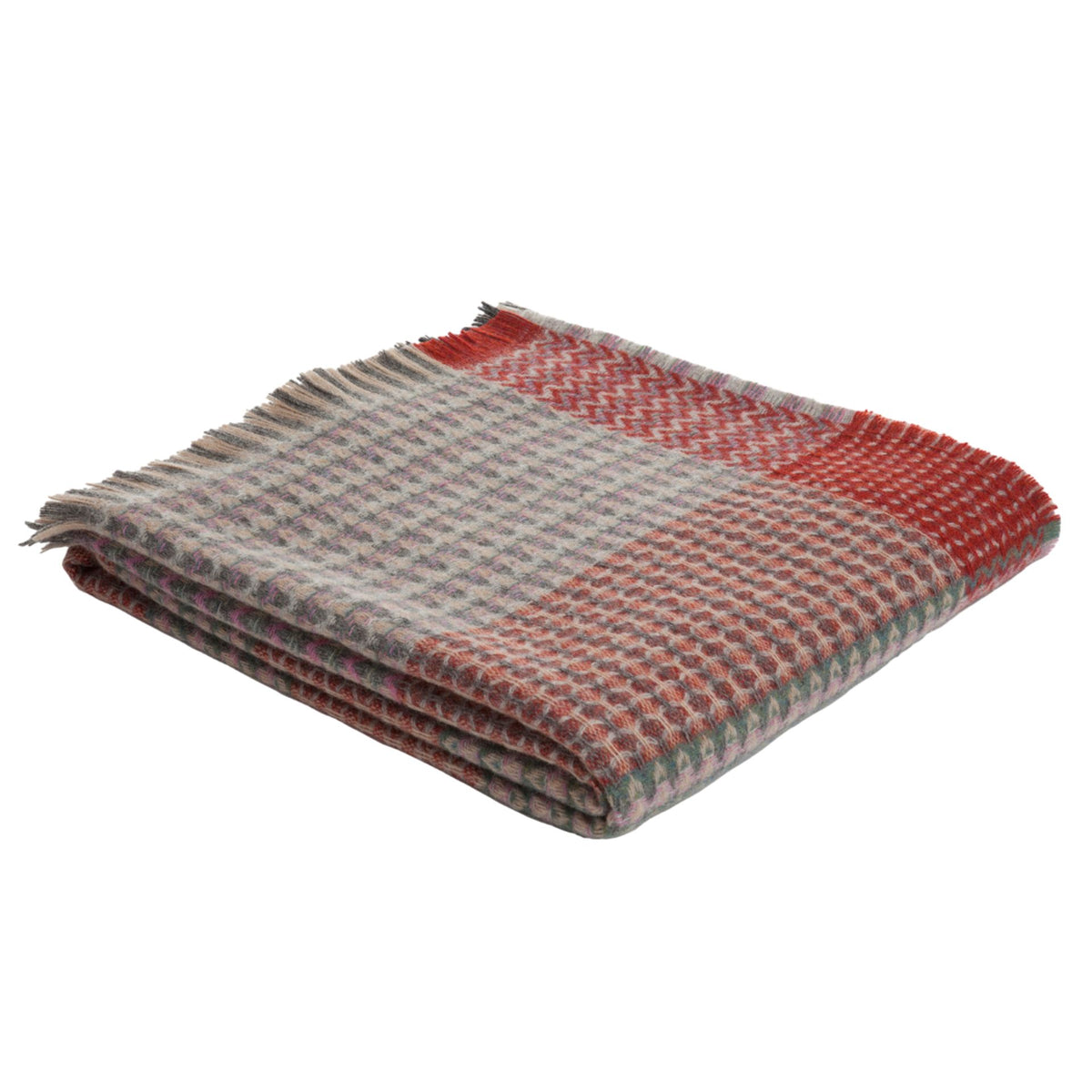 Wallace Sewell Bryce Throw Shetland Ripple Throw Eleish Van Breems Home