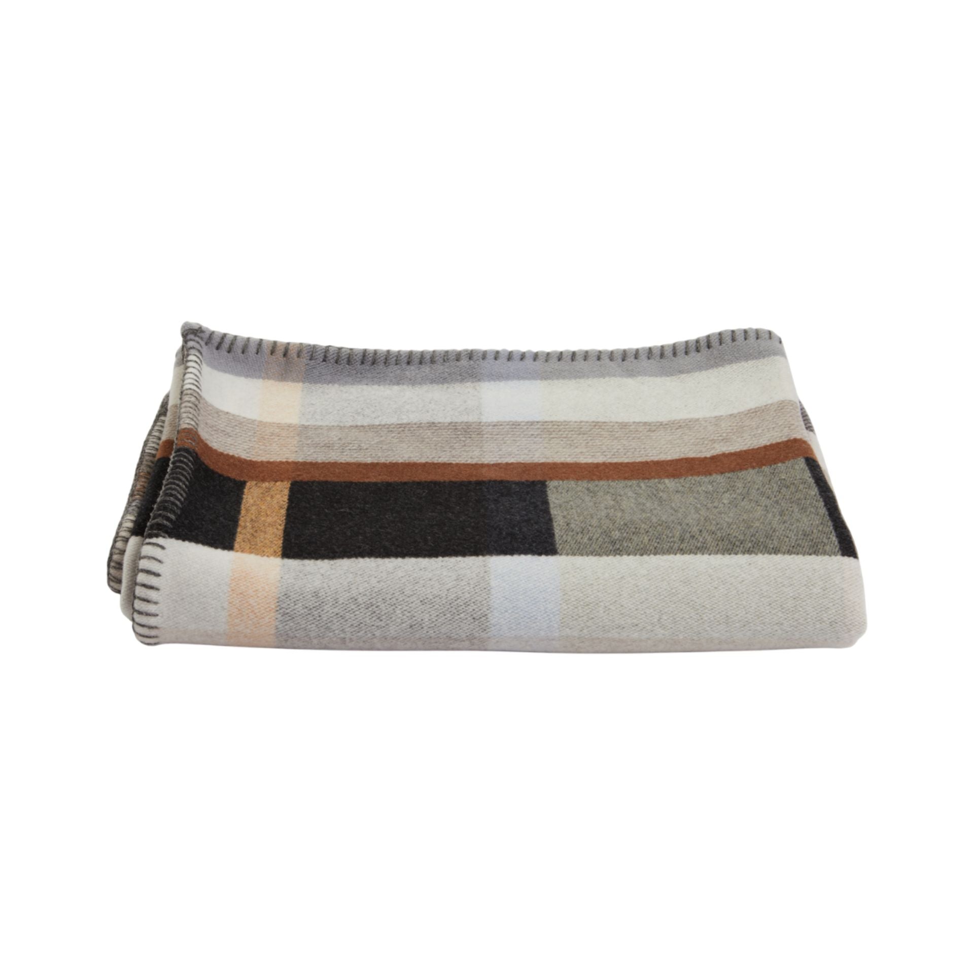 Wallace Sewell Chipperfield Throw Lambswool Block Throw Eleish Van Breems Home