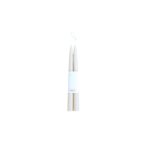 Dipped Taper Candles, 9" Pair