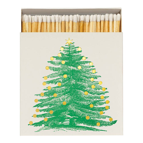 Christmas Tree Square Safety Matches