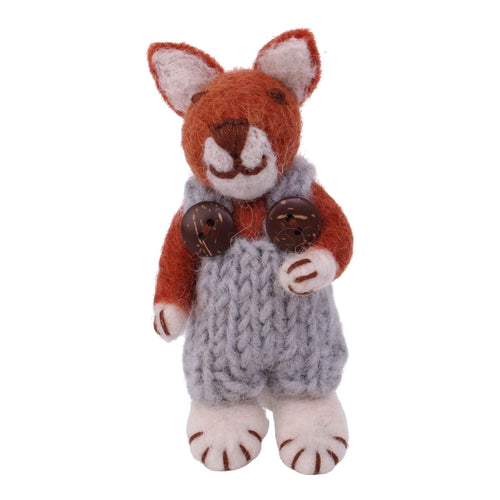 Baby Fox With Blue Pants