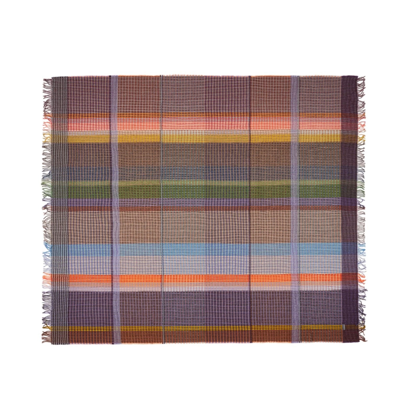 Jankel Lambswool Basket Weave Throw, Small Eleish Van Breems Home