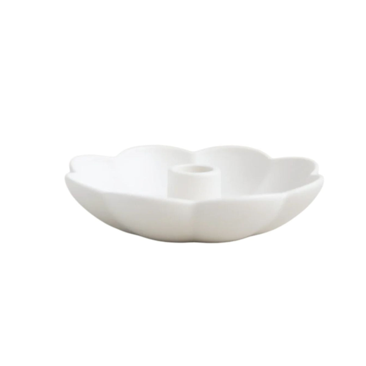 Ceramic Fleur Taper Holder, Wide Eleish Van Breems Home