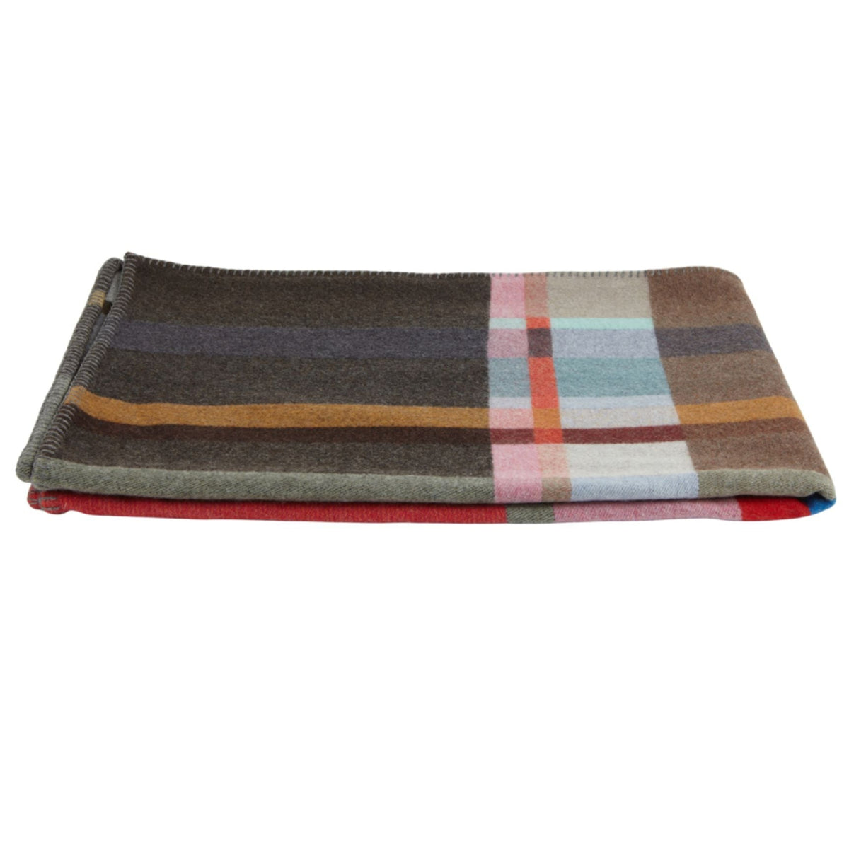 Wallace Sewell Lasdun Throw Lambswool Block Throw Eleish Van Breems Home