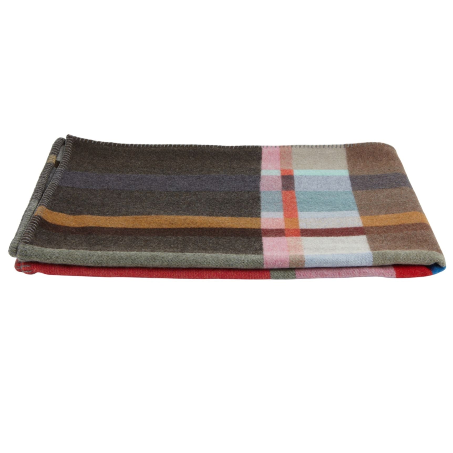 Wallace Sewell Lasdun Throw Lambswool Block Throw Eleish Van Breems Home
