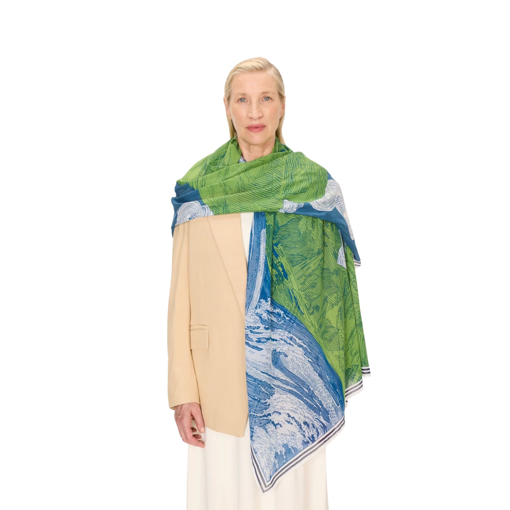 Balthazar Blue Scarf Eleish Van Breems Home